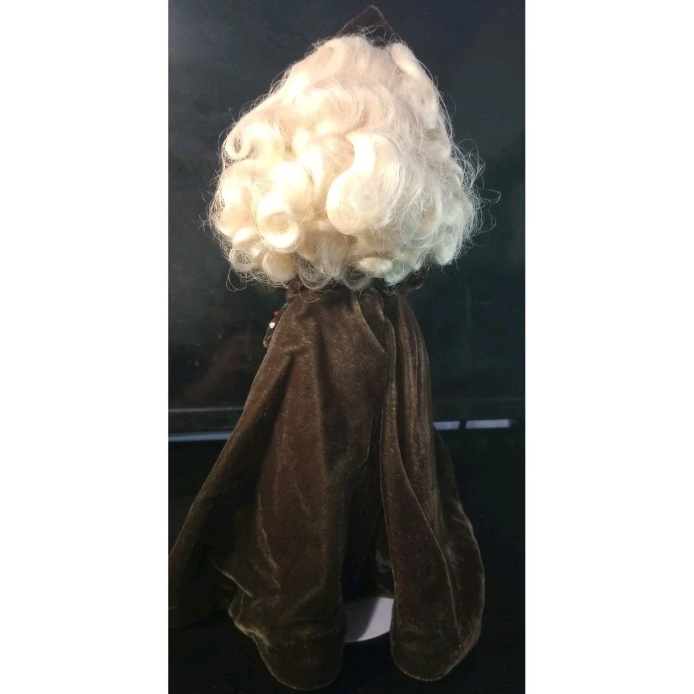 1991 Happy‎ Holidays Barbie Special Edition Mattel Blonde Velvet Dress...
